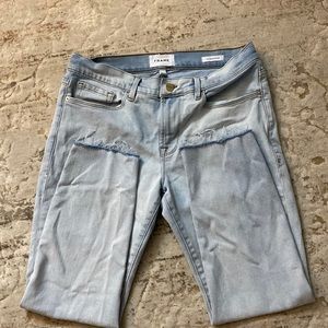 FRAME Le Garçon Crop Skinny Jeans Size 28